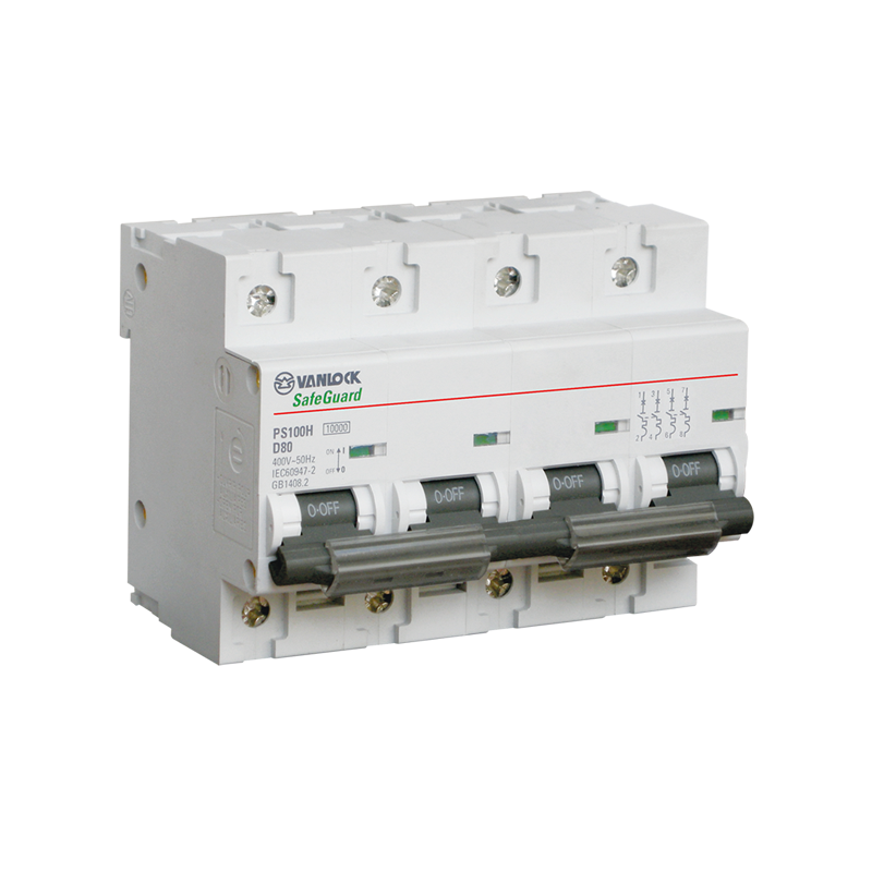 Cầu dao tự động MCB PS100H - 4 Cực