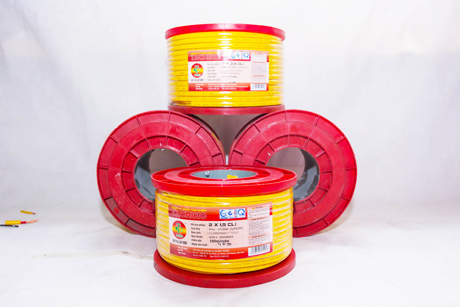 Dây OVAL dẹt 2 ruột mềm CU/PVC/PVC - CL I