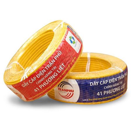 Dây điện bọc PVC - dính cách 2 x 2,5 (50/0,25)