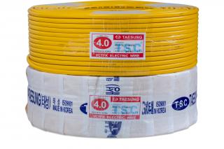 Dây điện đôi mềm Taesung (VTCFK) 2x4