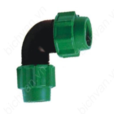 Nối góc 90° PE phun