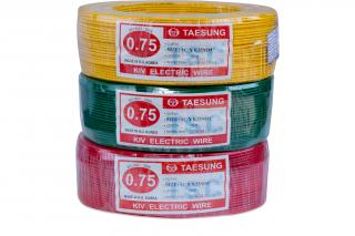 Dây điện đơn mềm Taesung (KIV) 1x0.75