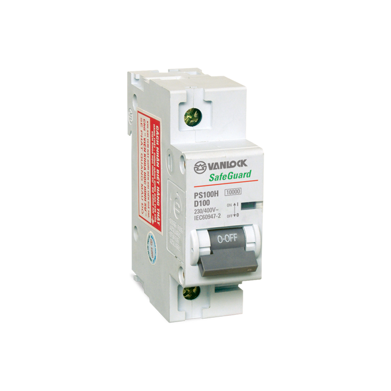 Cầu dao tự động MCB PS100H - 1 Cực